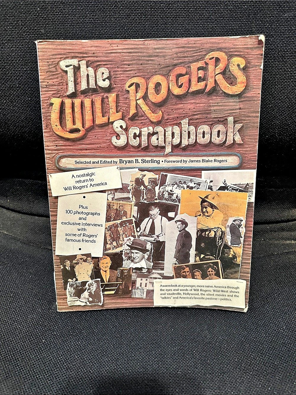The Will Rogers Scrapbook Vintage Western History Book